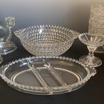 Vintage Pressed Glass Items