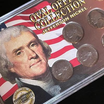 Oval Office Collection 8 Jefferson Nickels
