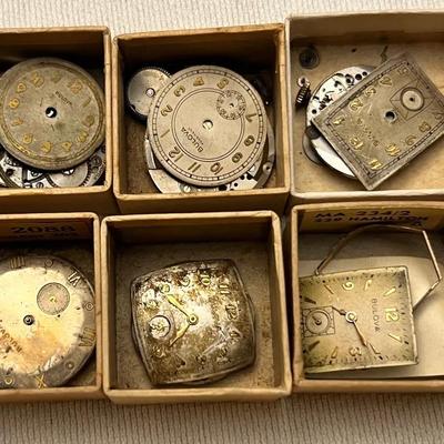 Antiques Bulova Ladies/Mens Watch Movements & Parts #1