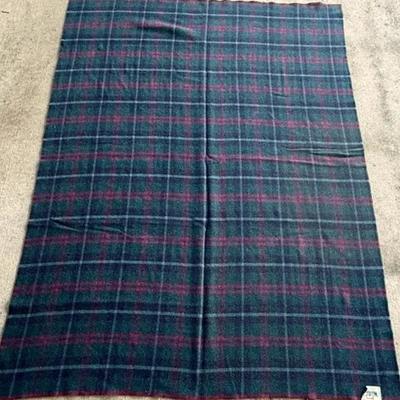 Vintage Woolrich Plaid Wool Blanket/Throw