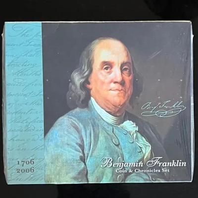 Benjamin Franklin Coin and Chronicles Set, Never Opened