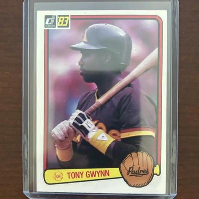 1983 Donruss Baseball Card. Tony Gwynn Rookie. Card Number 598
