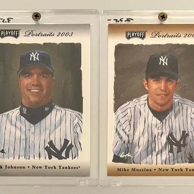 2 - 2003 Playoff Portraits Collectible Relic/Autographed Baseball Cards