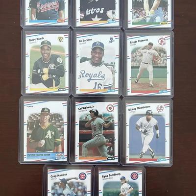 1988 Fleer Baseball Complete Set. Tom Glavine Rookie, Nolan Ryan and More
