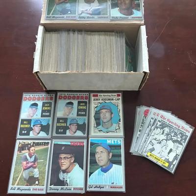 Over 300 1970 Topps Baseball Cards.
