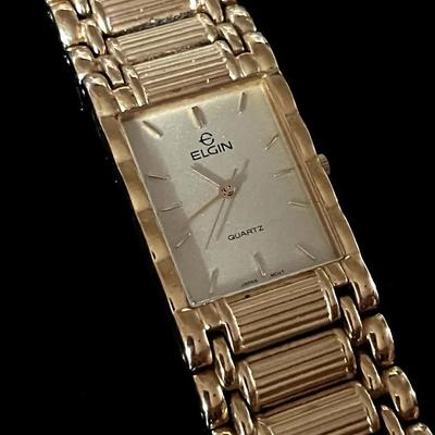 Elgin Tank Style Watch, Japanese Movement 