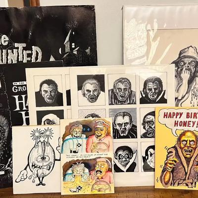 Original Artwork - Grosse Ile’s Haunted House ++ - Doug Craig Michigan Artist