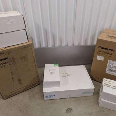 WST008 (2) Unused, Like New "PANASONIC" CCTV Security Cameras System & Accessories Retail $3000 ea.