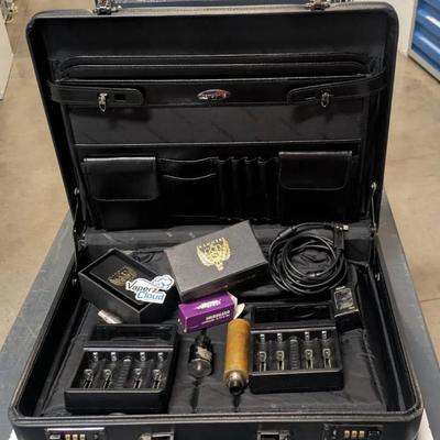 WST015 "HAMMER OF GOD" Vape Kit & Leather Samsonite Briefcase