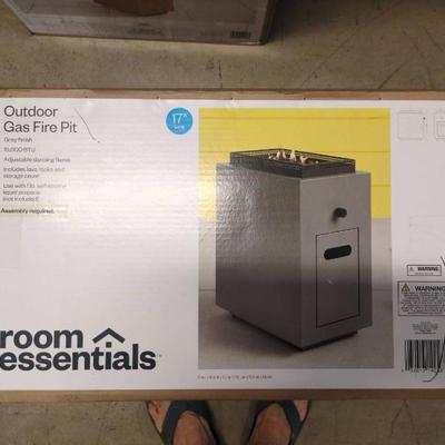 WST025 (1) Unused Outdoor Fire Gas Pit from "ROOM ESSENTIALS" #2: