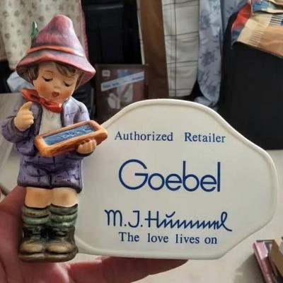 WST003 Porcelain Figurine: "The Love Lives On" from GOEBEL. Designed By M.J. Hummel.
