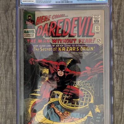 WST097 DAREDEVIL #13 8.0 CGC Universal Grade #2 of 66. Comic Book from the Silver Age.