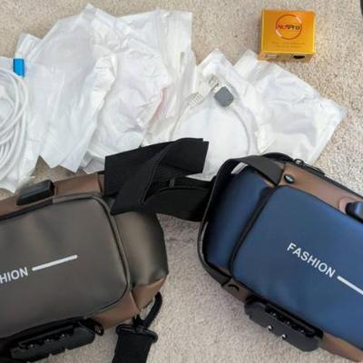 WST101 Android NCK Pro Box and Accessories. (2) New "Combination Lock" Wallet Bags up for Auction!