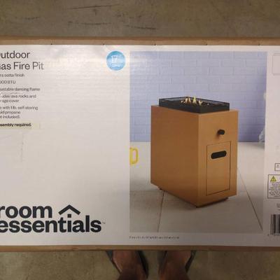 WST010 (1) Unused Outdoor Gas Fire Pit from "ROOM ESSENTIALS"#1: