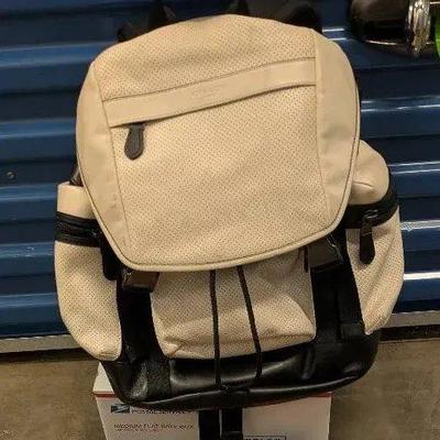 WST033 "COACH" Leather Backpack