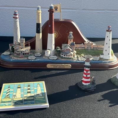  A charming collection of lighthouse-themed items