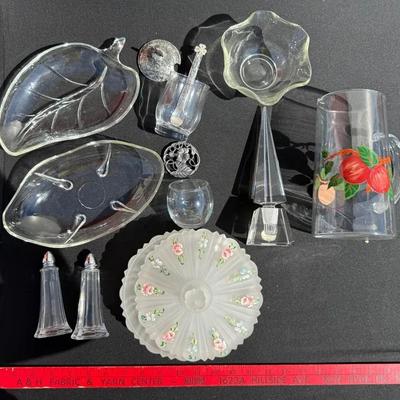 Assorted Vintage and Decorative Glassware Lot