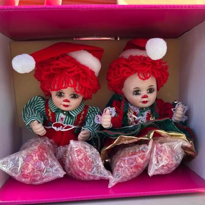 Marie Osmond Fine Collectibles - "Jingles & Belle Tiny Tots" Porcelain Dolls (Hand Numbered 8147)