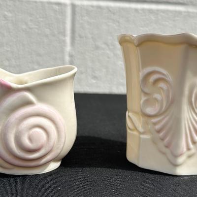 Vintage Belleek Millennium & Retrospect Vases - Made in Ireland