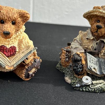 Two Vintage Boyds Bears & Friends Resin Figurines (1993-1994)