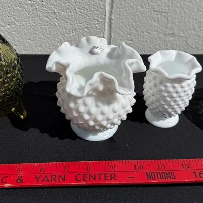 Hobnail Glassware (4 Pieces)
