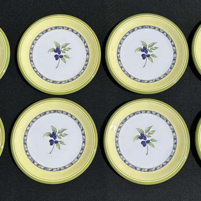 Set of 8 Royal Doulton "Autumn Fruits" Salad Plates