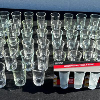 Bulk Lot of 63 Small Glass Dessert Cups