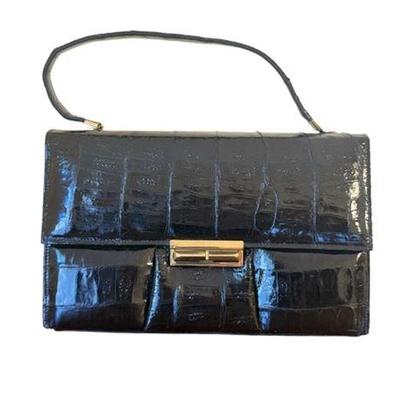 Lot 035-119   
Vintage Python and Alligator Handbags