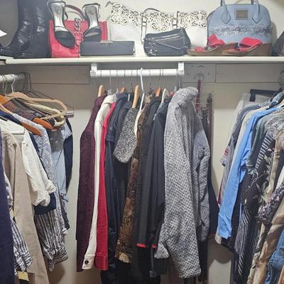 Full closet of Ladies clothing now 75 cents each