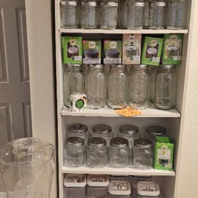 Many jars and canisters..some still for sale