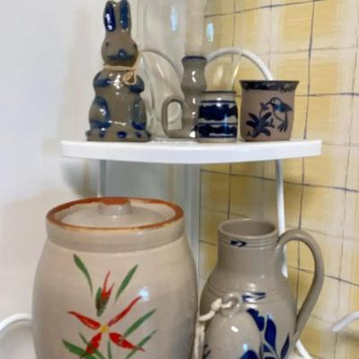 Decorative Clay Pottery Collection Featuring Hand-Painted & Glazed Pieces