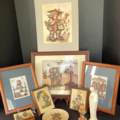 Hummel-Inspired Prints & Figurine Collection