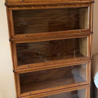 Fred Macey Company Oak Barrister Bookcase
