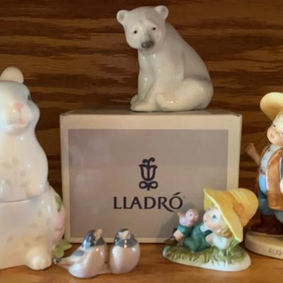 Five Collectible Figurines — Featuring Lladro, Lenox & Lefton