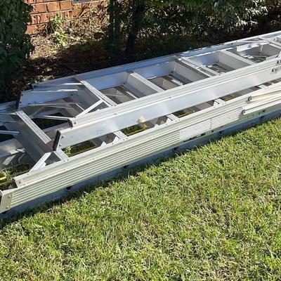 Aluminum Ladders – 24ft Extension, 10ft Werner, and 6ft Standing Ladder