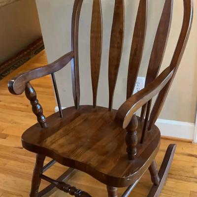 Solid Wood Rocking Chair