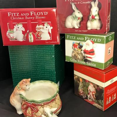 Fitz and Floyd Christmas Decor Collection