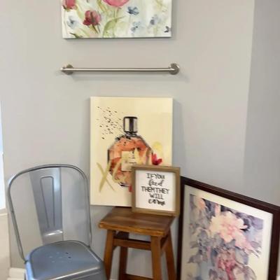 Chairs and Wall Art