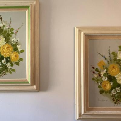 Pair Of Oil Paintings signed by artist Jamison