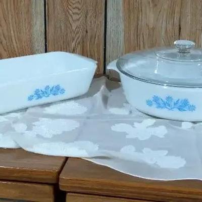 Vintage Corningware "Blue Cornflower" Bakeware