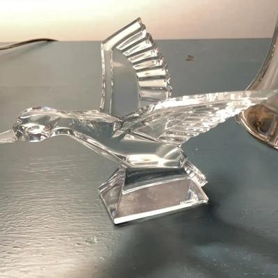 Vintage J.G. Durand Crystal Flying Duck