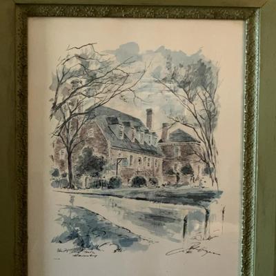 "Blair’s Brick House, Williamsburg" by John Haymson 