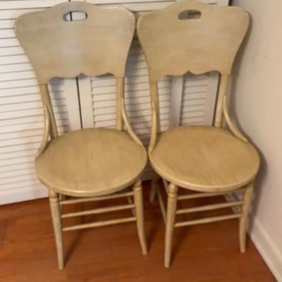 Bentwood Shabby Chic Chairs Set Of 2