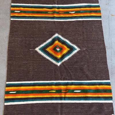 Modern Southwestern Blanket Rug