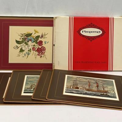 Pimpernel Traditional Cork Backed Placemats (2 Sets Of 4)