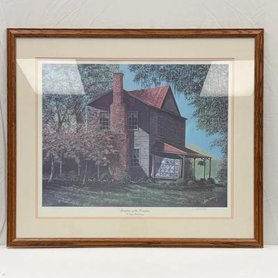 Framed Allen Montague Print “Springtime at the Homeplace”