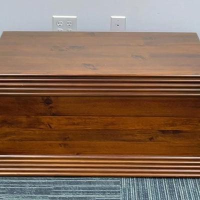 Wooden Storage Trunk By Pier 1