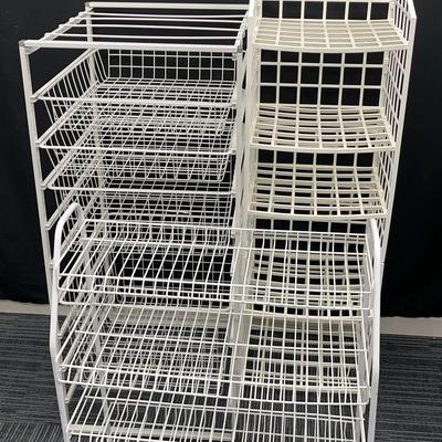 White Wire Shelving