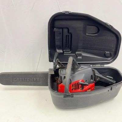 Craftsman 16”/38cc Chainsaw In Hard Case