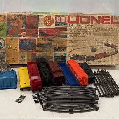 Vintage Lionel “The Chief” 027 Gauge Electric Train Set (Complete) “O” Scale In Original Box